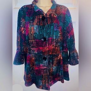 Women’s Jacket black and multi colored Ali Miles